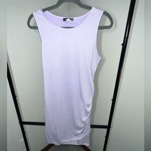 Lavender Sleeveless Mini Dress
